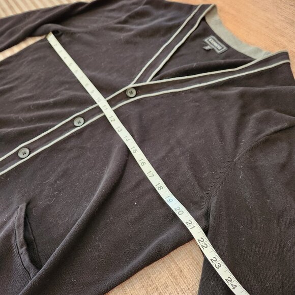 Express black cardigan with gray accents - Picture 3 of 6